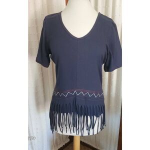 F47 Cruel Western top with fringe